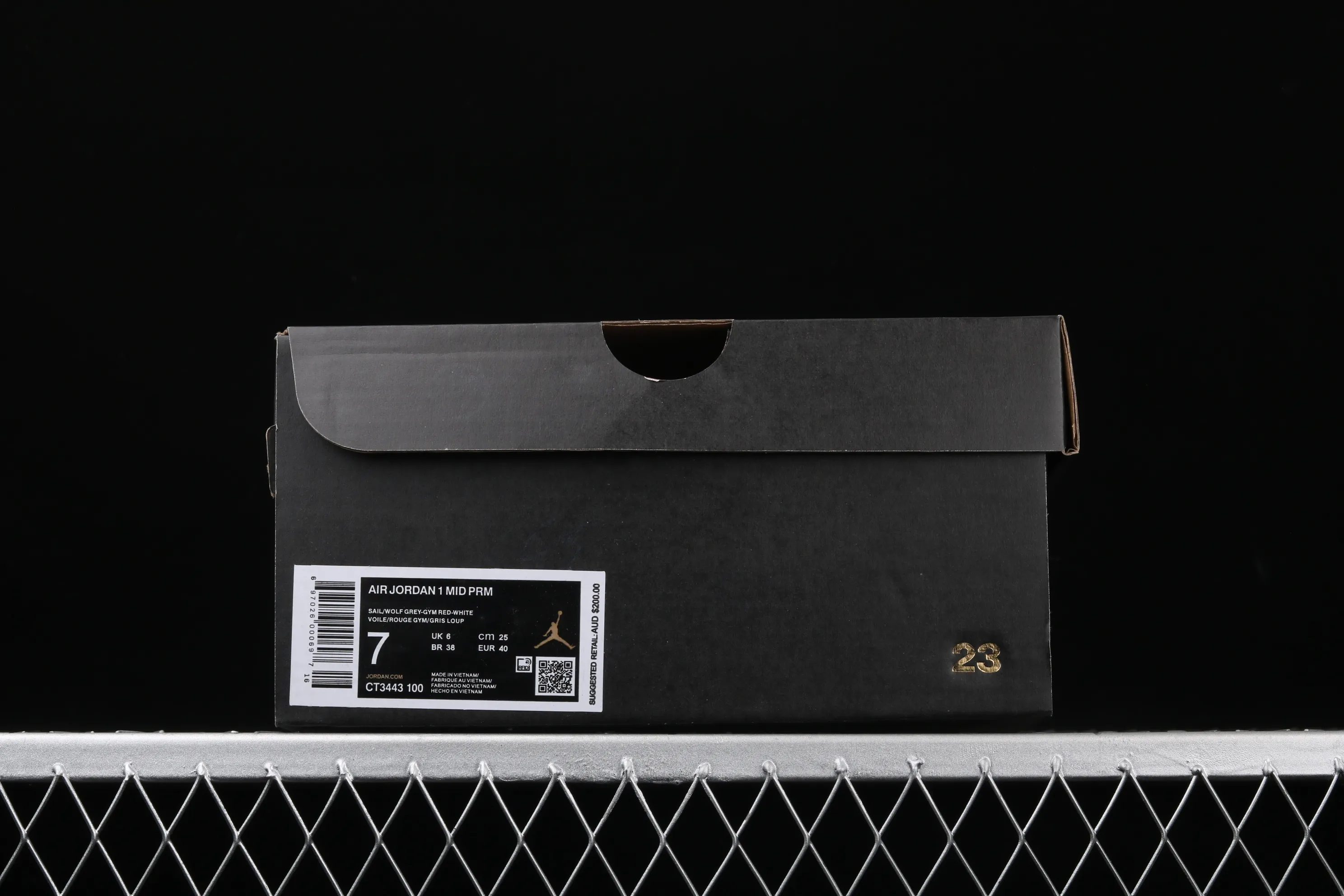 All categories Air Jordan Jordan series basketball shoes Air Jordan 1 Mid SNS x Air Jordan 1 Mid Prm AJ1 Joe 1 joint rookie mid-top basketball shoes CT3443-100